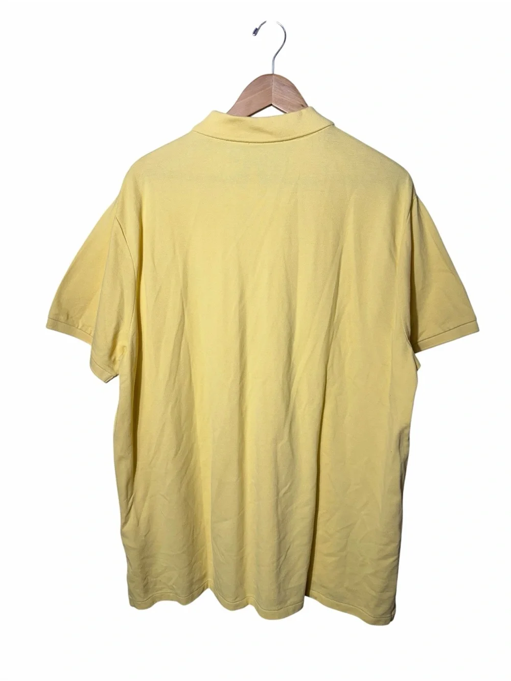 New Polo by Ralph Lauren Yellow Classic  Slim Fit Cotton Polo Shirt Size XXL